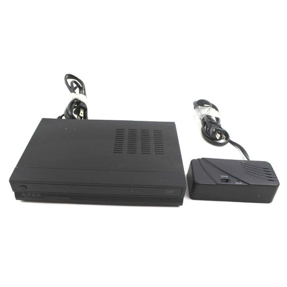 Apex DT250A Digital TV Converter Box DTV SN 140960023685 + Philips RF Modulator - Picture 1 of 9